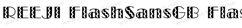 REEJI FlashSansGB Flash Heavy字体转换